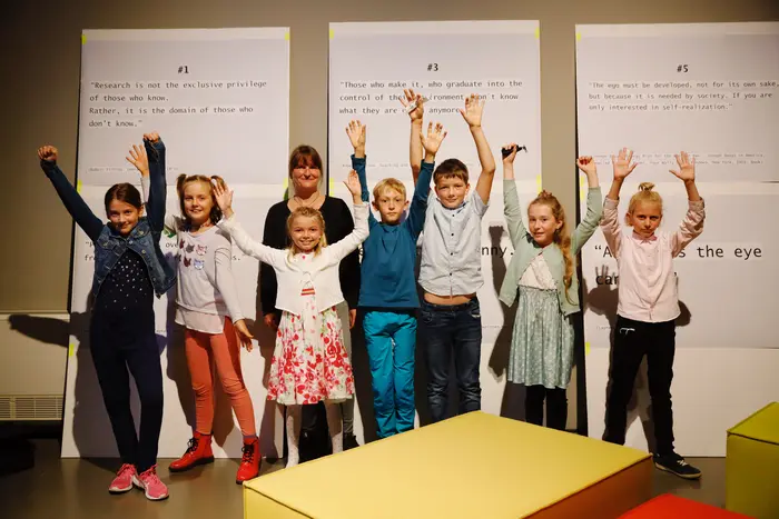 Mitglieder des Kinderbeirats der Kinderbiennale